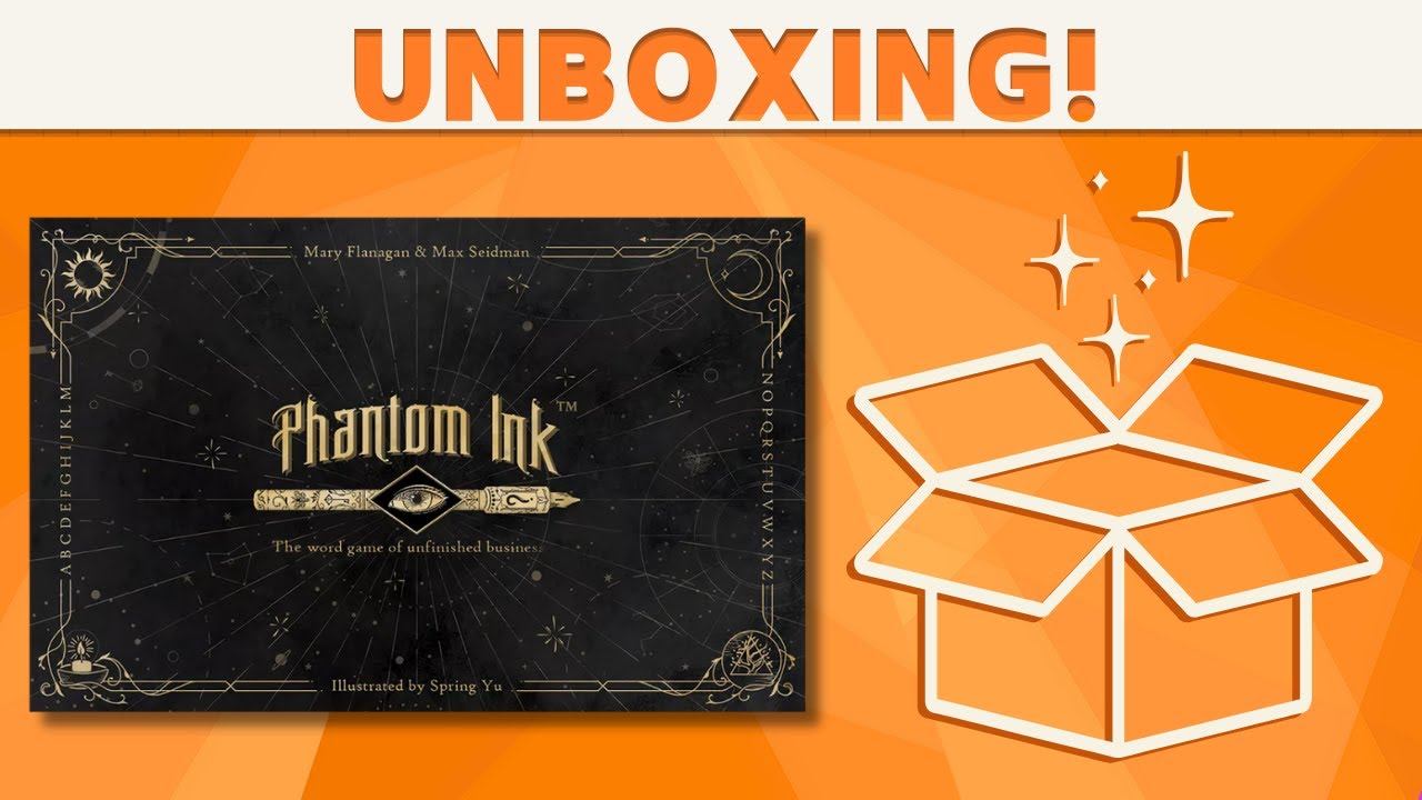 Phantom Ink Phantom Ink - Board Game Unboxing! - YouTube