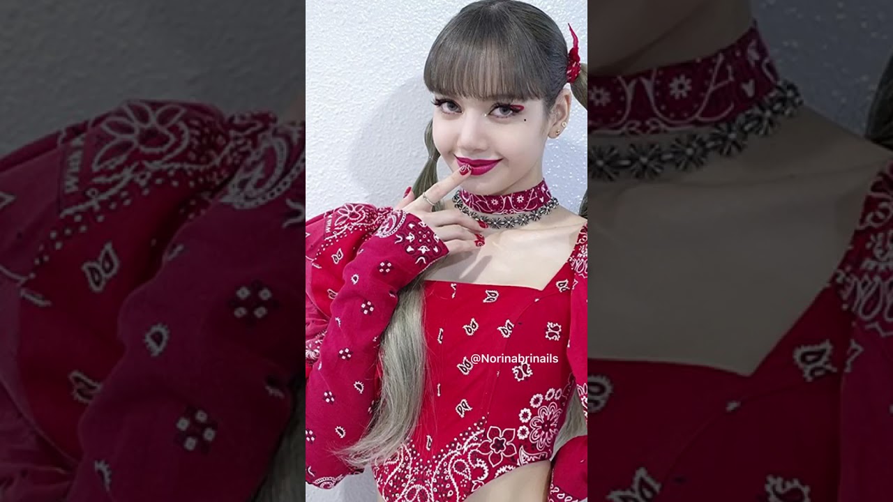 nail paint like lisa 💖😍