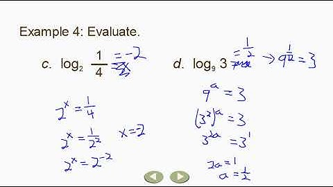 Algebra 2 Lesson 8.5 - Logarithmic Functions