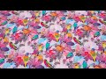 Stof france colorful bird and flower fabric