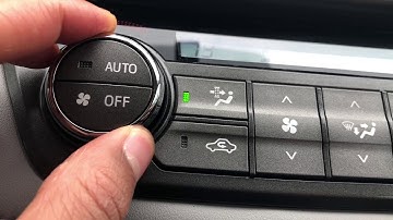 Toyota RAV4 – how to turn on/off heater And air-conditioning unit