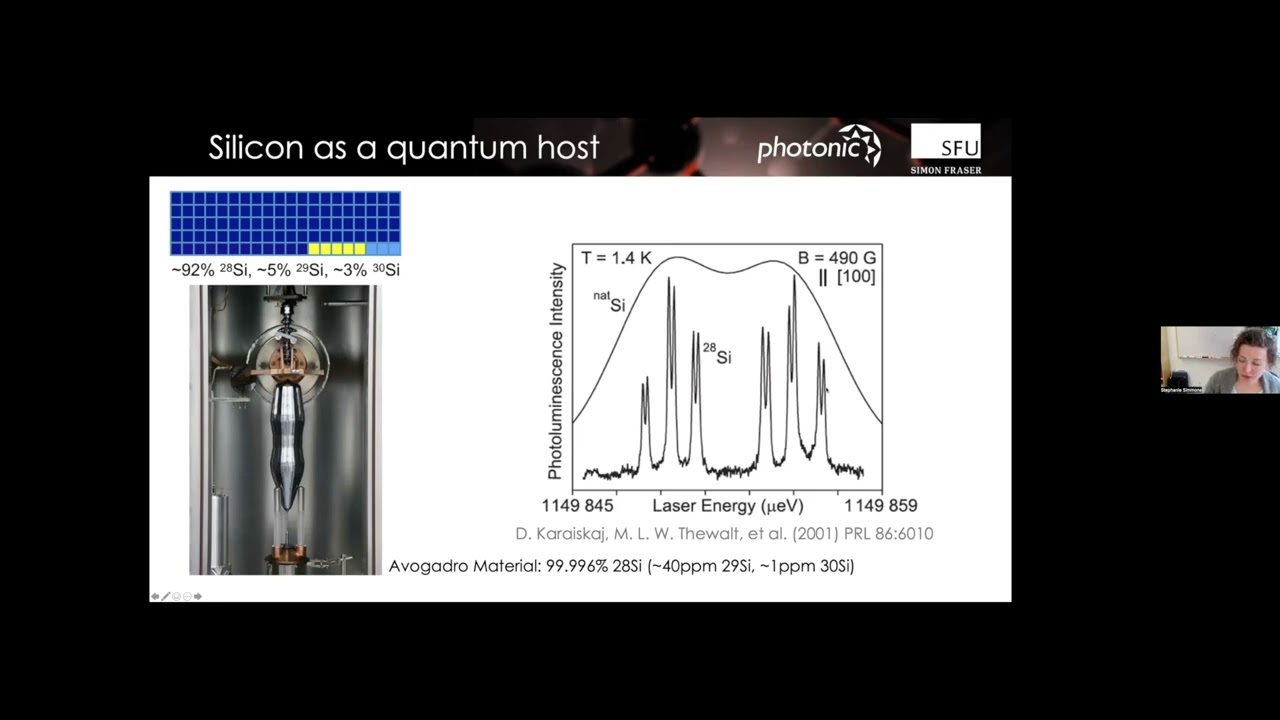 Stephanie Simmons (Photonic Inc & Simon Fraser University) | Quanta Seminar
