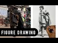 Simple human figure drawing for beginners  fine art entrance preparation 2024