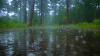 sleeping sound raining and thundering
