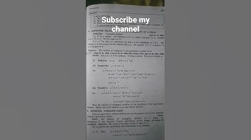 Equivalence relation MSc BSE Morden algebra IIT jam csir gate full
