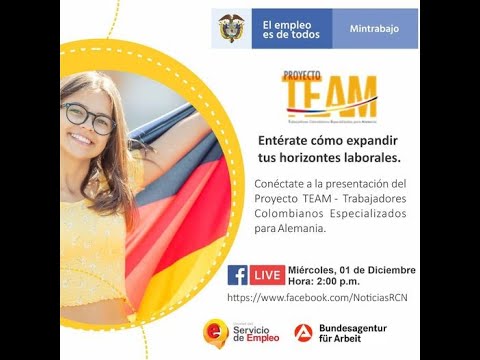 Lanzamiento Proyecto TEAM -  Trabajadores Colombianos Especializados para Alemania