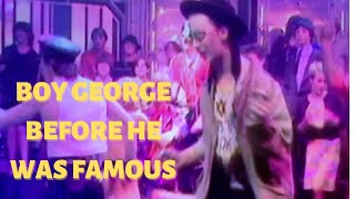 Boy George before he was famous - in TOTP audience