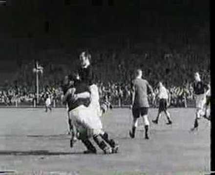 England 1 Scotland 3 George Young and Sam Cox