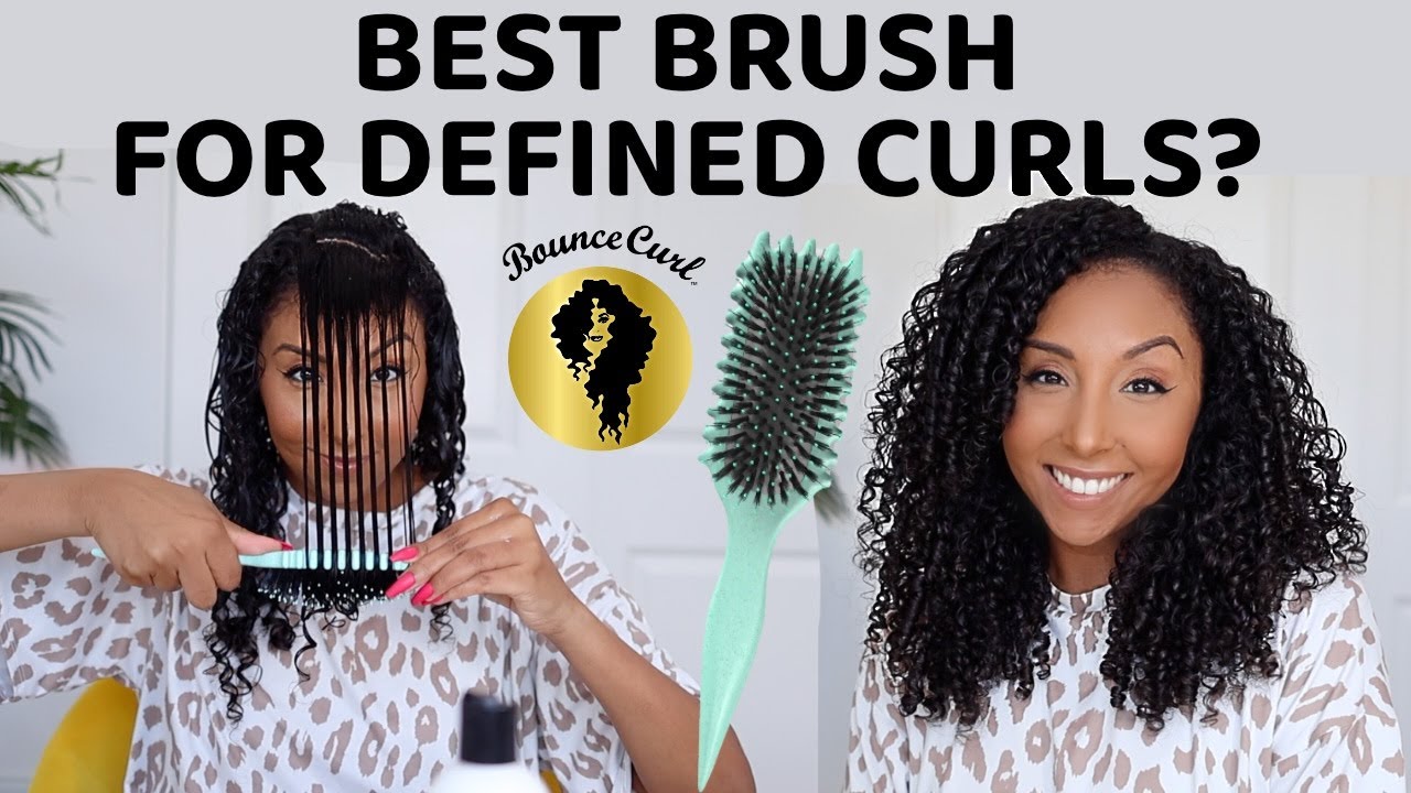 NEW VIRAL Bounce Curl Brush! Is It The Best Brush For Defined Curls?