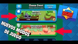 ¡NUEVOS MODOS DE JUEGO! - BRAWL STARS - ESPAÑOL