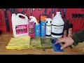Everything I use to clean and lubricate a bicycle. Bicycle tuneup cleaning supplies.