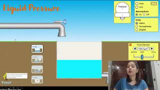 liquid pressure in closed container (English)