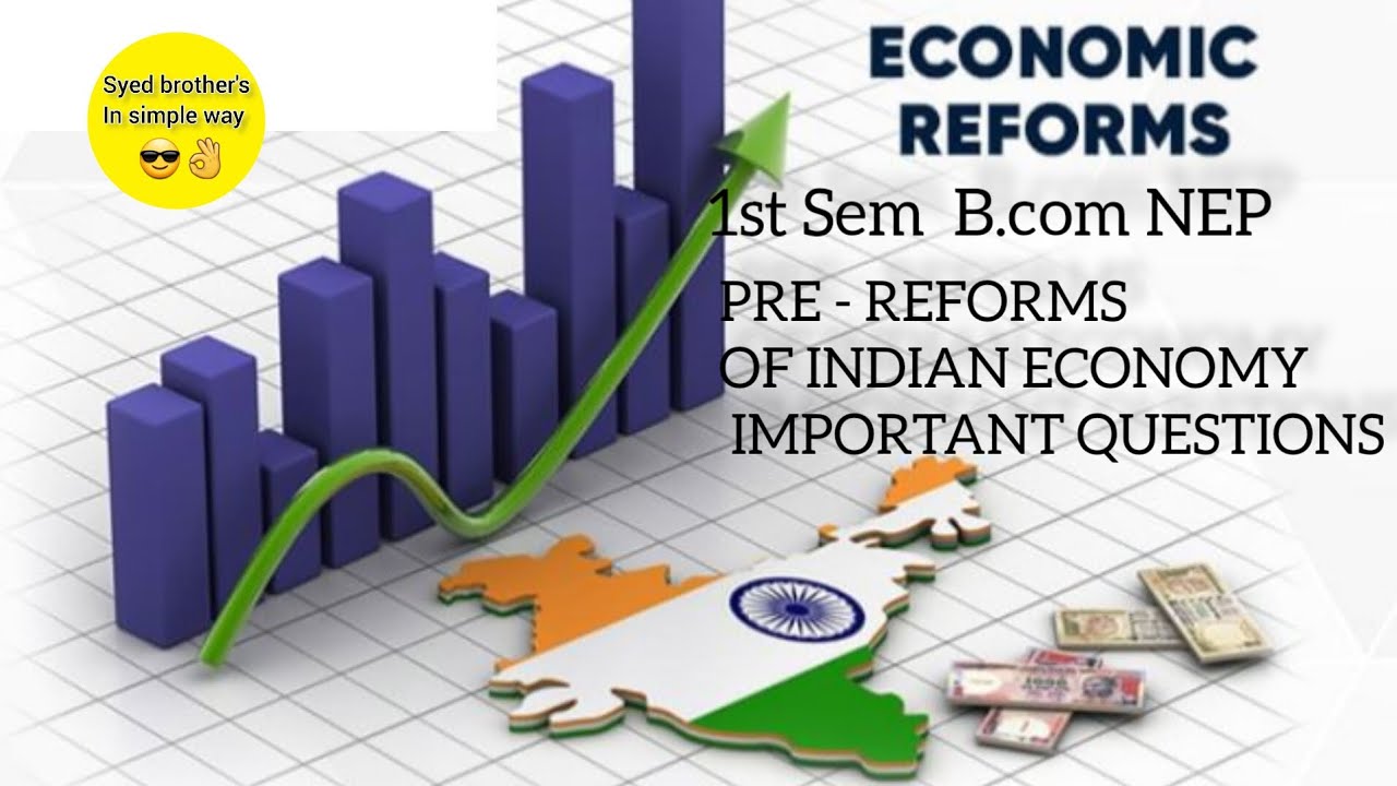 Pre-Reforms of Indian Economy  (OE) 1st Semester B.com NEP Syllabus ,Full chapter complete revision.