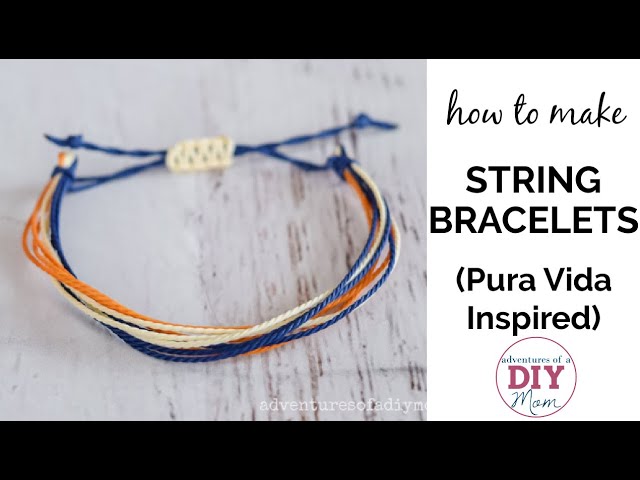 How to Make a 4 Strand Braided Friendship Bracelet using Waxed Cord —  Beadaholique