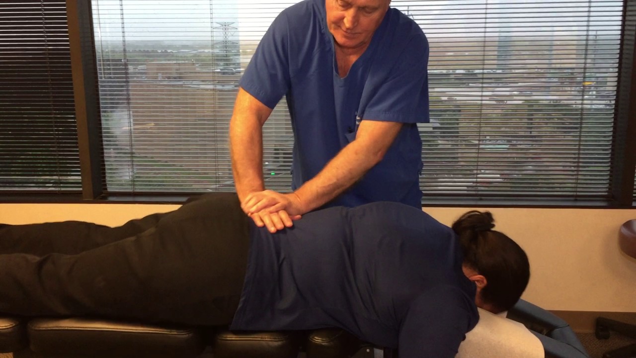 Houston chiropractor dr gregory johnson adjust lady better than