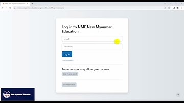 How to login and Access the NME Moodle Course  - 1