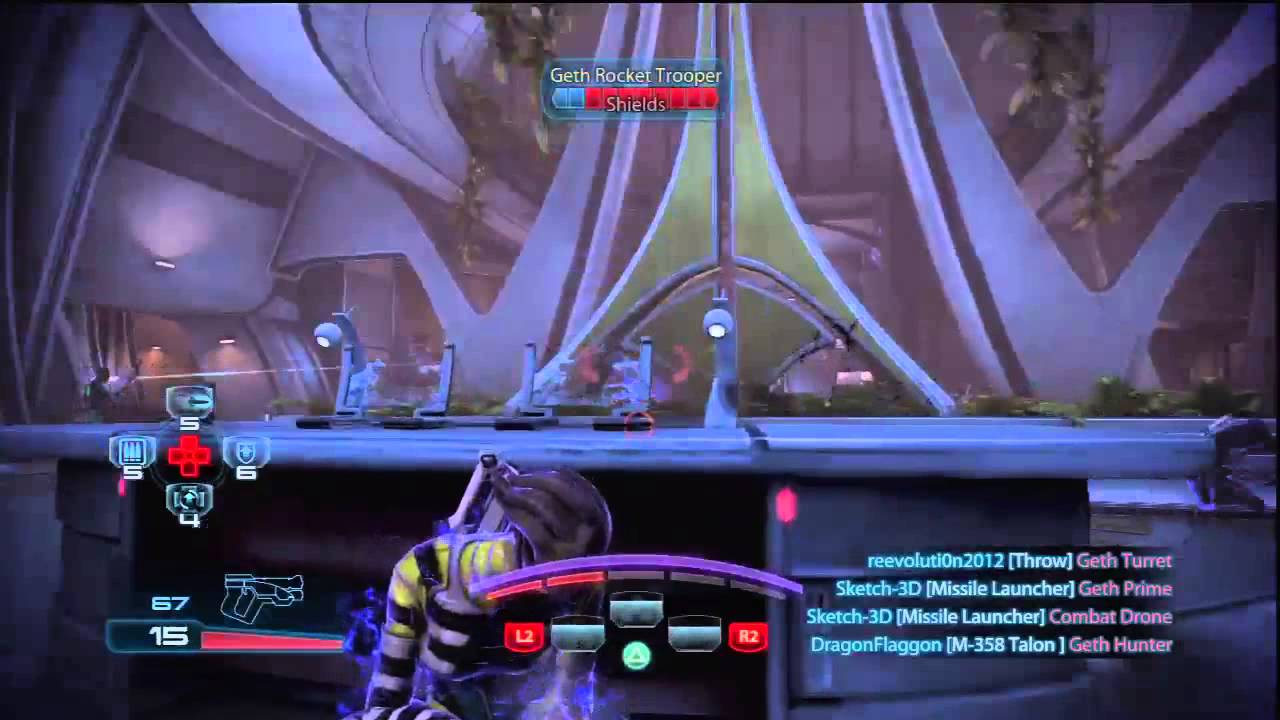 Mass Effect 3 - PS3 - FireBase Goddess - Geth - Gold - Asari Adept - 12.03.12