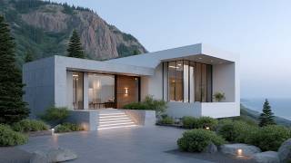 Full Breathtaking Modern Minimalist Home Rocky Cliff Design | Stunning Modern Architecture 2025 Update