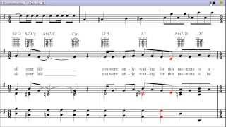 blackbird sheet beatles piano