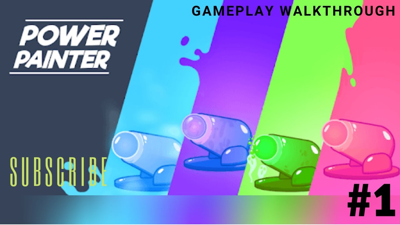 Power Painter Gameplay Walkthrough TUTORIAL 1 YouTube