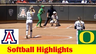 #22 Oregon vs #21 Arizona Softball Game 3 Highlights, April 14 2024