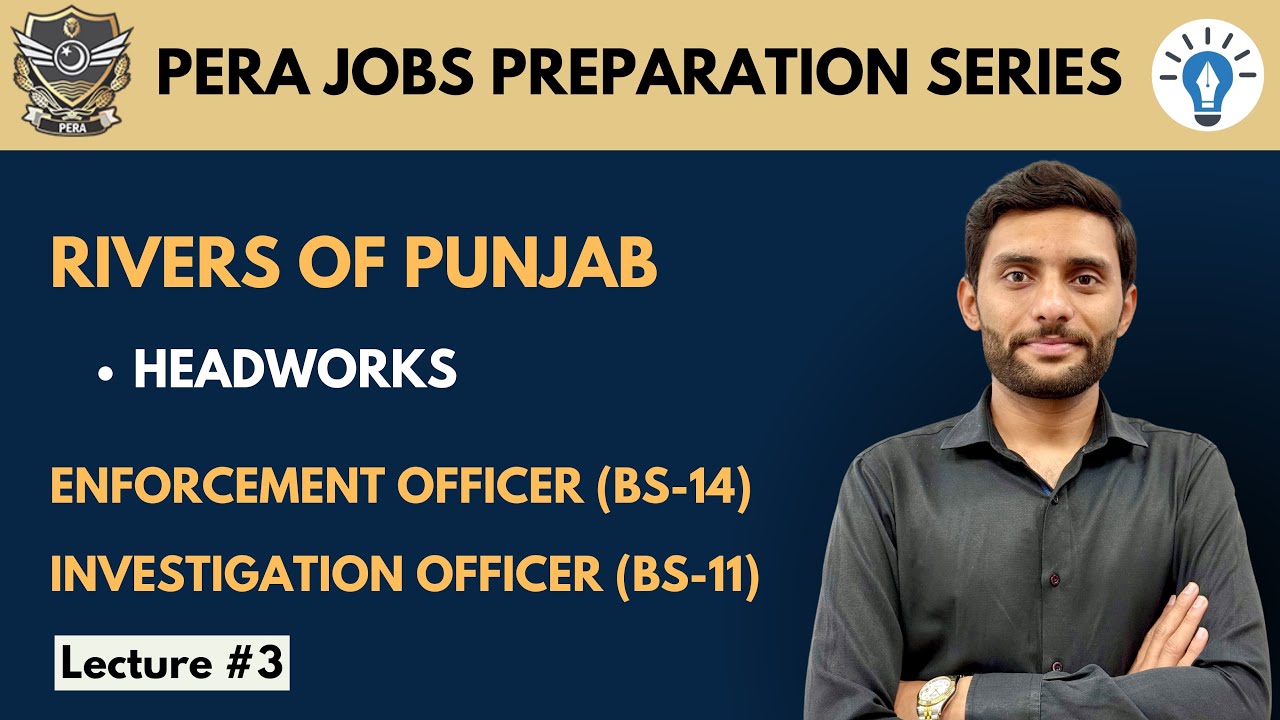PERA Jobs | Rivers of Punjab |  No Academy Needed | Lecture 3 | 2025