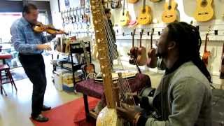 Kora player Muhammad in Guitar Gallery chords