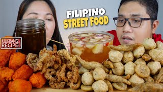 FILIPINO STREETFOOD CRAVINGS + MANONG FISHBALL SAUCE RECIPE | MUKBANG PHILIPPINES