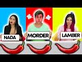 MORDER, LAMBER OU NADA - FOOD CHALLENGE | Desafio Família Maloucos