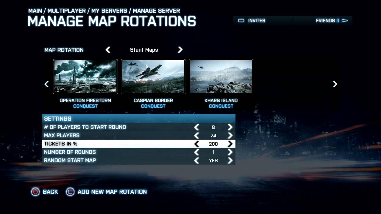 BF:L][BF3] 30+ full servers, some including DLC maps. Not bad for