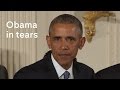 President Obama breaks down over gun control (full speech)
