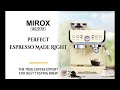 Mirox barista espresso coffee maker machine with grinder electric