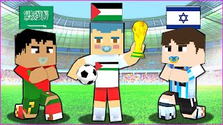 فلم ماين كرافت : زعرور اخذ كاس العالم ضد رونالدو الطفل و ميسي الطفل 🔥😱