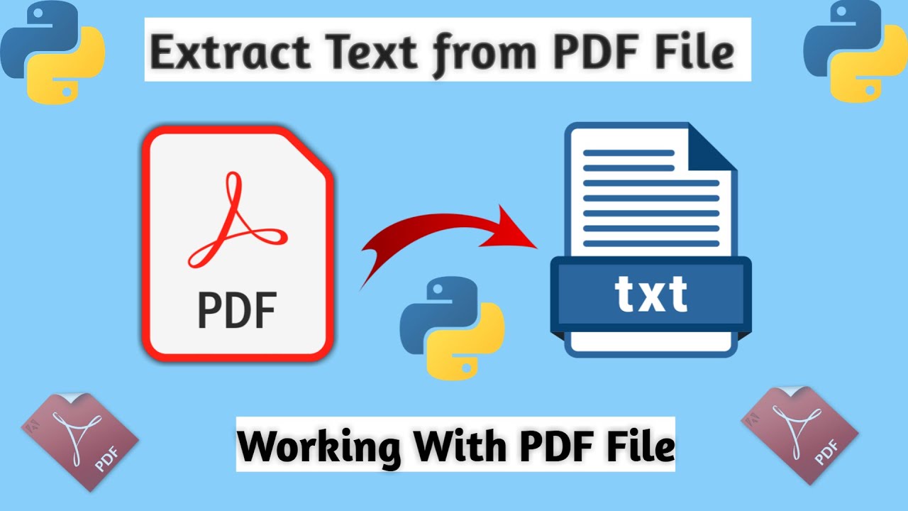 How to Extract Text from a PDF File using Python