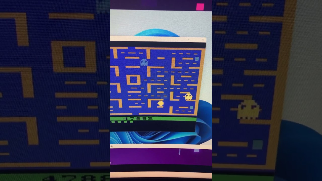 Check out our new pac-man longplay video where we flipped the game 