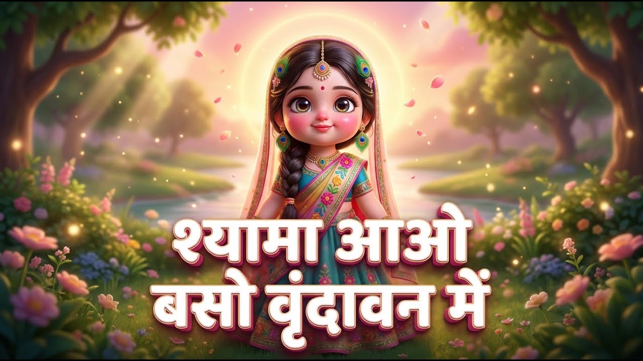 Radha Krishna Bhajan | Shyama Aao Baso Vrindavan Me | Shyama Aan Baso Vrindavan Me | 4K Bhajan