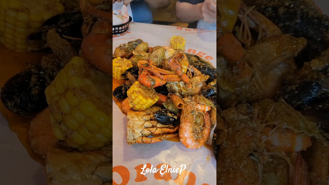 THE ORANGE BUCKET - CAJUN FUSION RESTAURANT | SEAFOODS BUCKET | LOLA ELNIEP