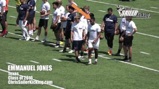 Emmanuel Jones - Kicker