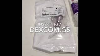 How to insert a dexcom g5 sensor
