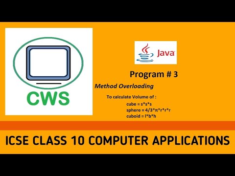 Program#3 To calculate the volume of  cube, sphere, cuboid using method overloading.
