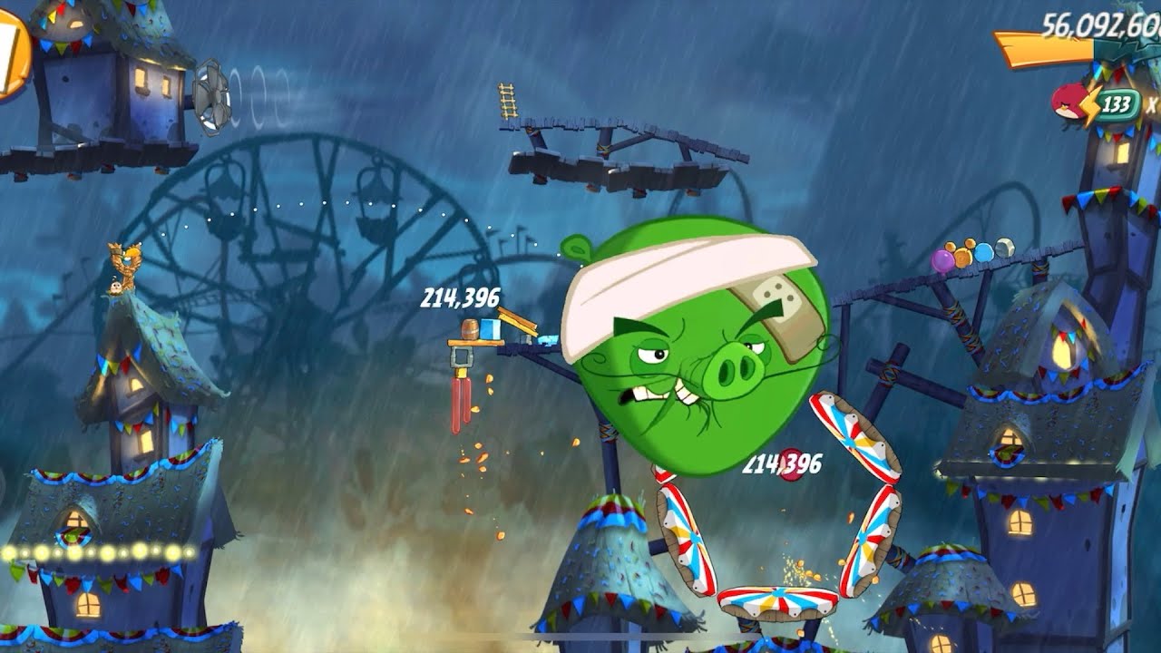 Angry Birds 2 Daily Challenge 4-5-6 Terrence's Trial 08142022 AB2 - 3 stars -Bonus Terrence Card