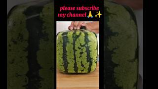 🤯🍉SQUARE WATERMELON 🍉👈✅ #viral #facts #trending #amazingfacts #square watermelon #shortsfeed #fyp
