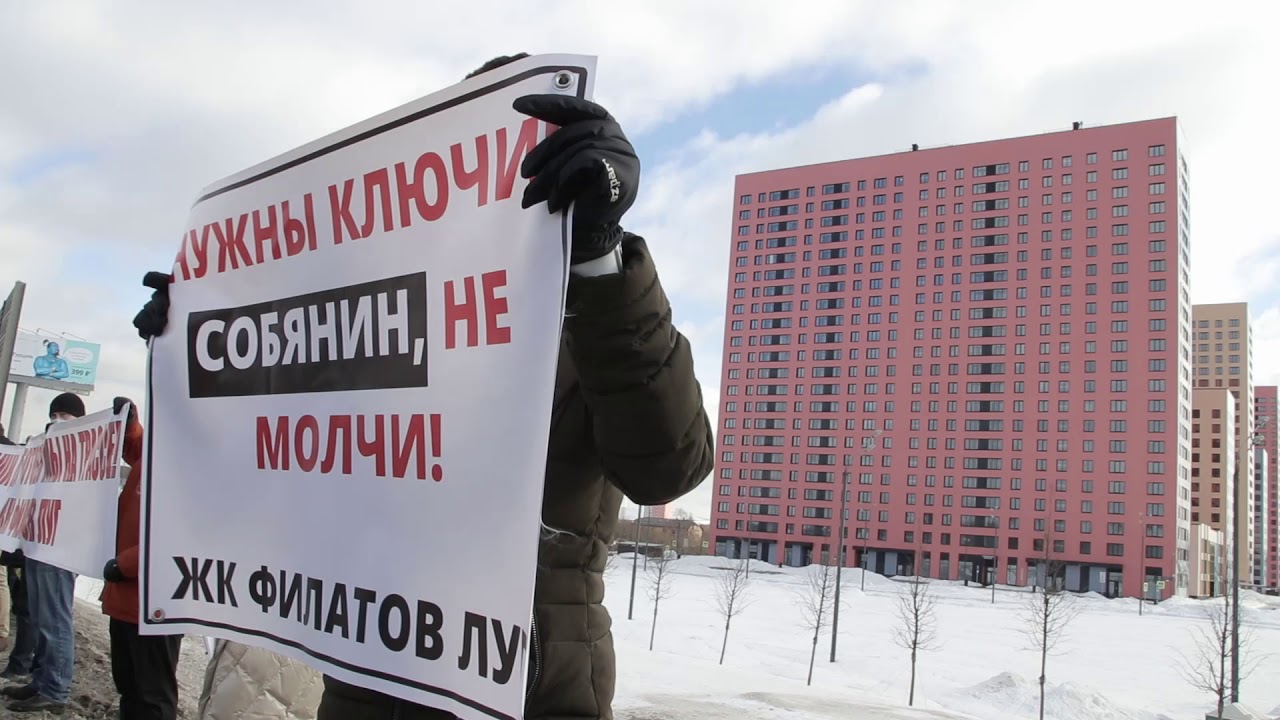 Москвичи требуют отставки собянина