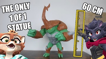 From 3D Model to Real Statue  The Full Build Process of Kragg