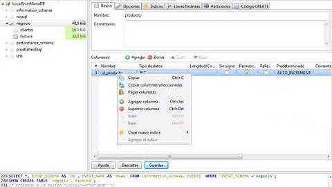 Crear tablas, bases de datos y relaciones en MariaDB