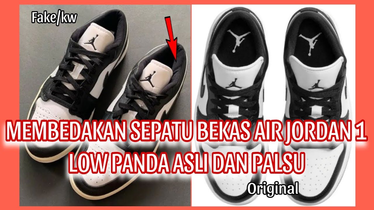 air jordan asli dan palsu