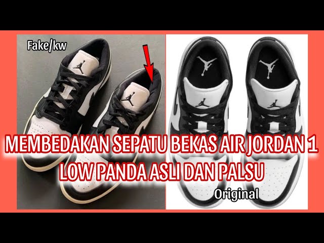 cara membedakan air jordan 1 asli dan palsu
