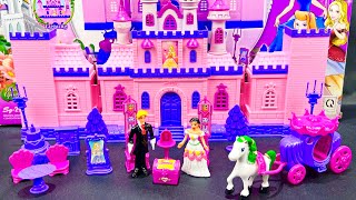 1H Satisfying with Unboxing Cute Princess and Prince Castle Toy Collection ASMR | Mini Toys Corner