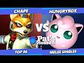 Pat's House 5 - chape (Fox) Vs. Hungrybox (Jigglypuff) Smash Melee - SSBM