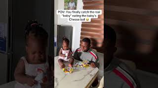 I have finally caught the real baby of the house #couples #funny #comedy #marriage #husbandwife